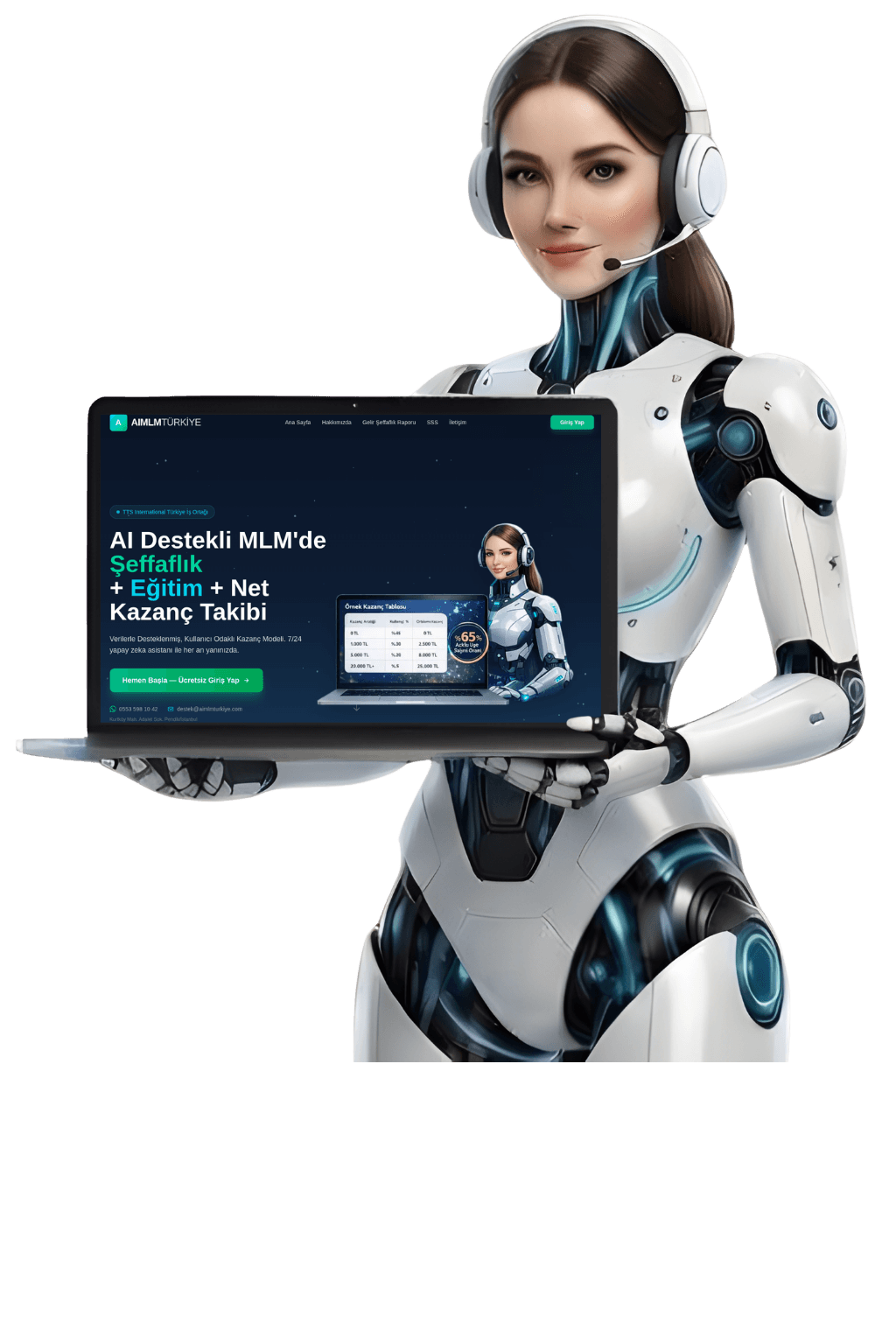 AI Asistan ve Laptop